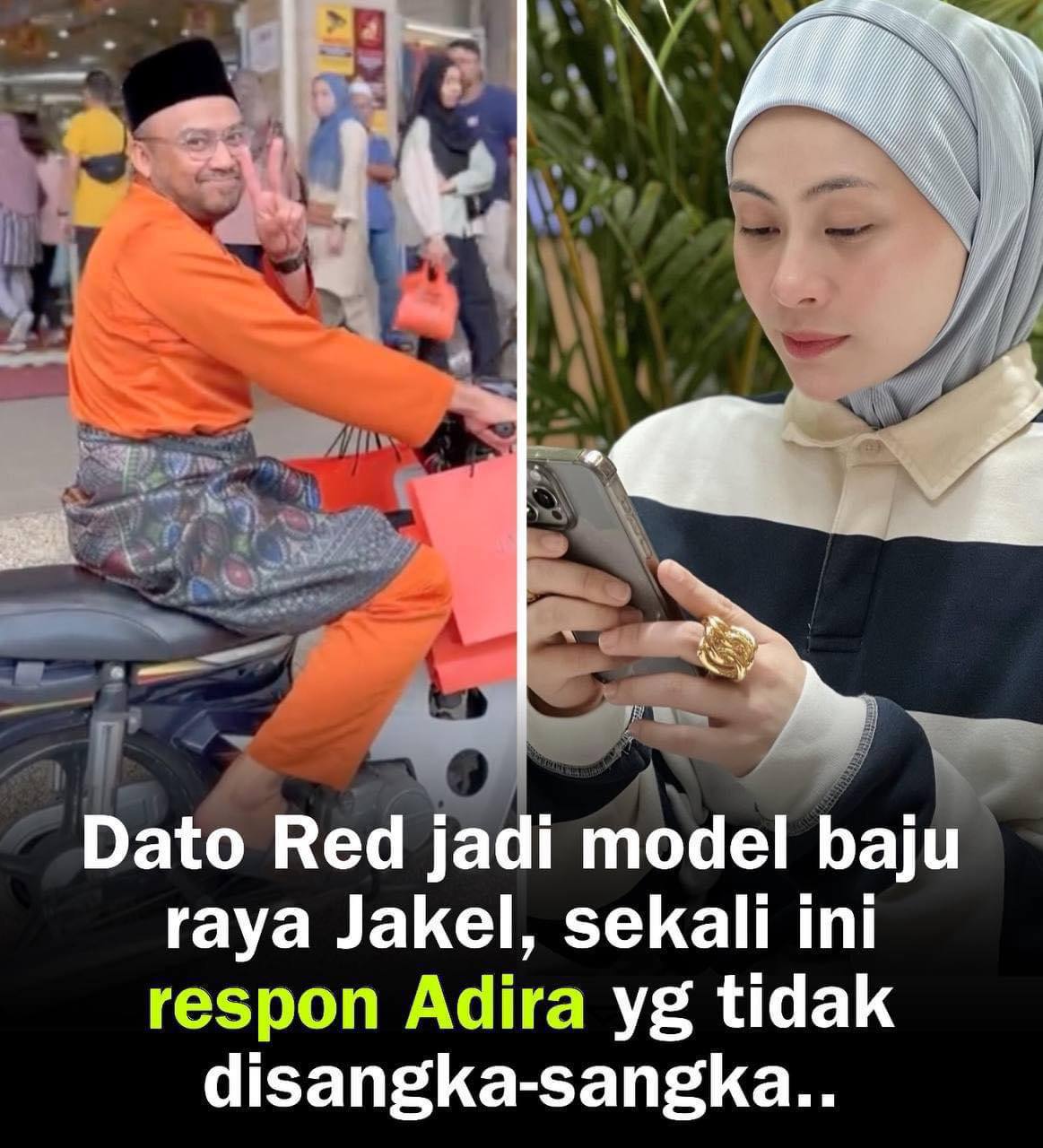 [VIDEO] Ini Kata2 Adira Selepas Dapat Tahu Datuk Red Dah Jadi Model